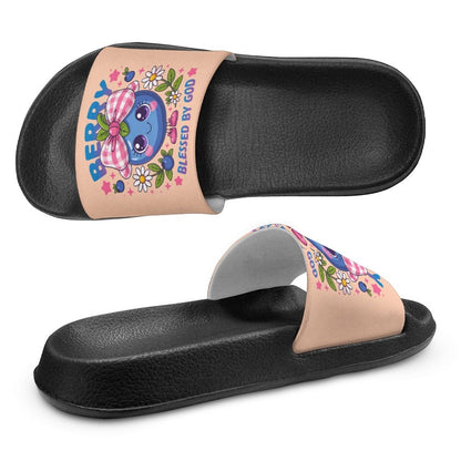 Berry Blessed By Him Christian Children's Sandals - ClaimedbyGodDesigns
