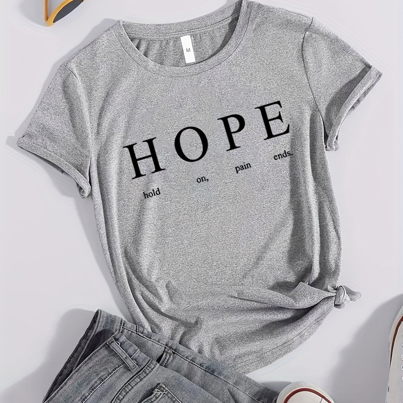 HOPE: Hold On Pain Ends Women's Christian T-shirt claimedbygoddesigns