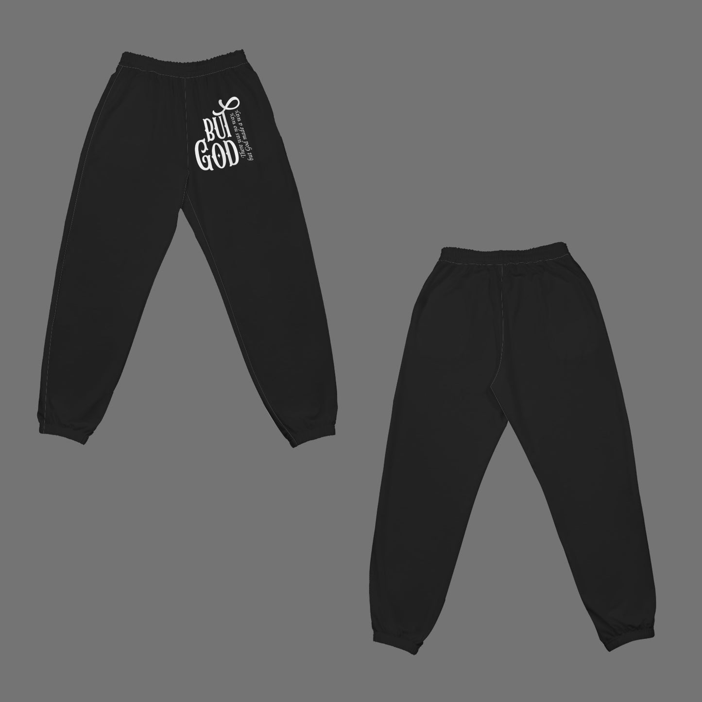 But God Casual High Waist Pocket Women's Christian Sweatpants