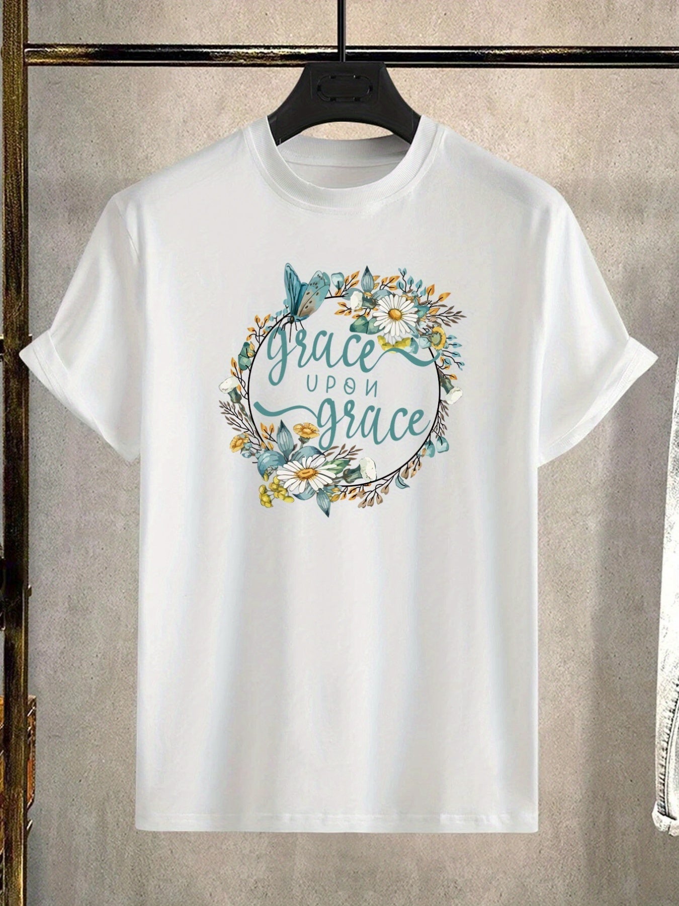 Grace Upon Grace Women's Christian T-shirt claimedbygoddesigns