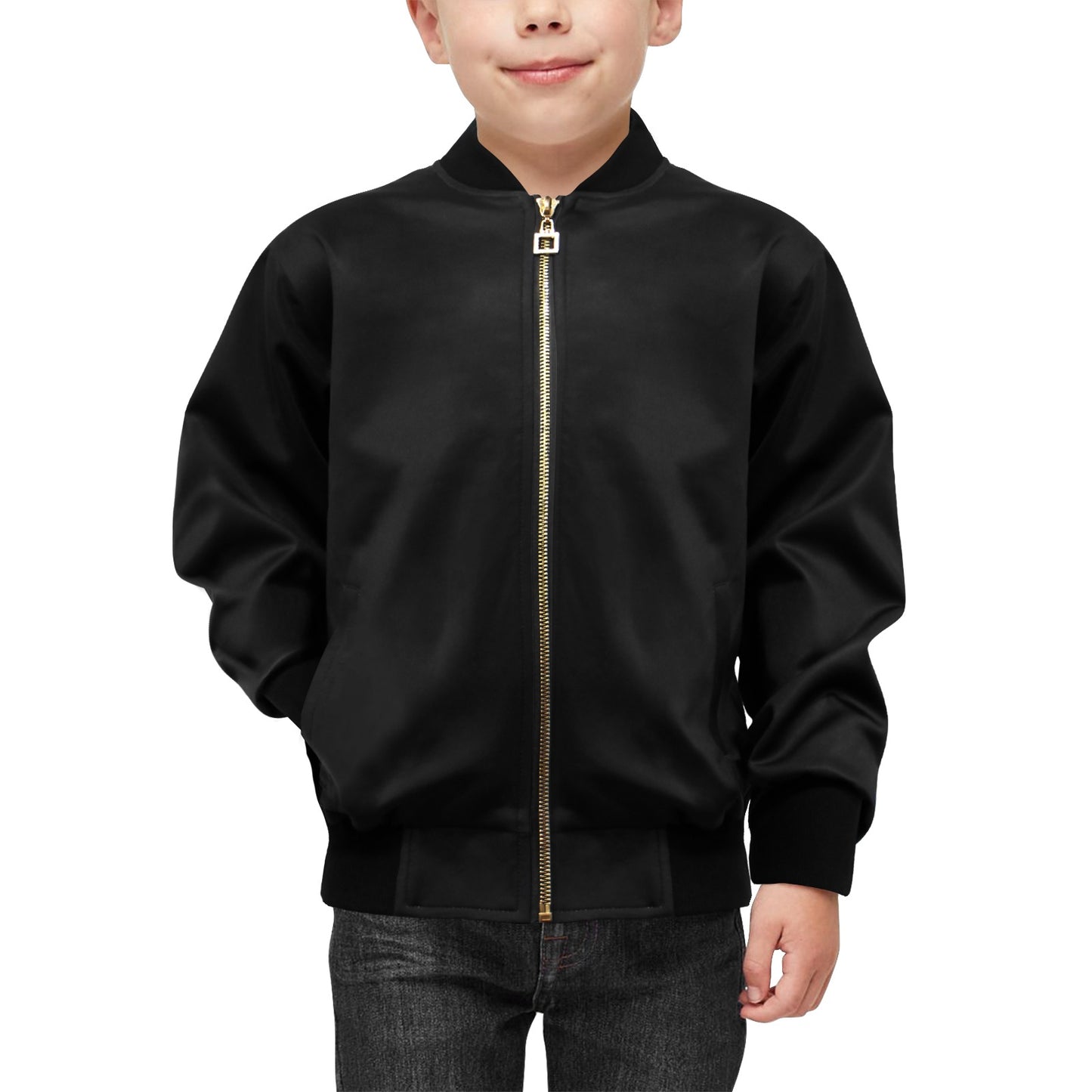 His Child Kids' Christian Bomber Jacket with Pockets