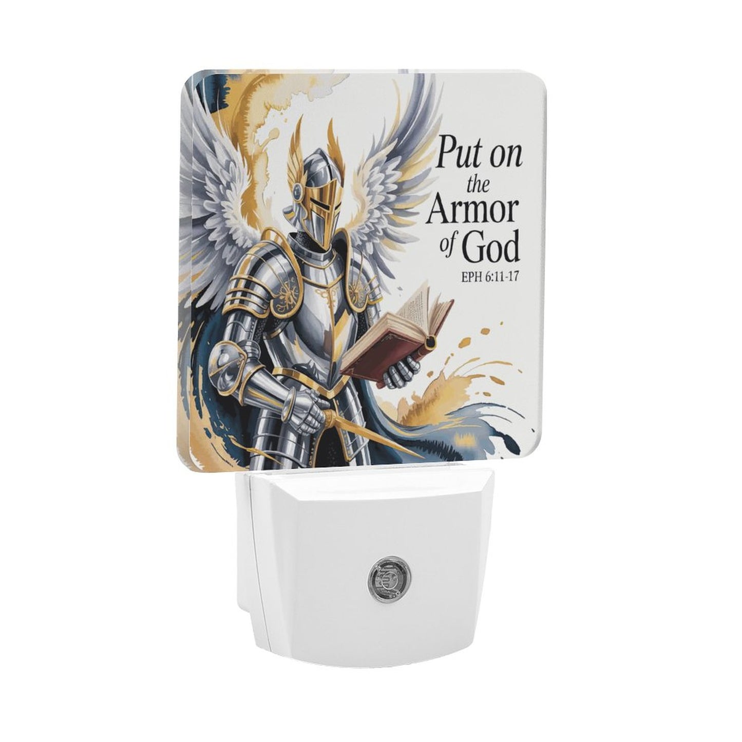 Put On His Armor Christian Night Light For Kids - ClaimedbyGodDesigns