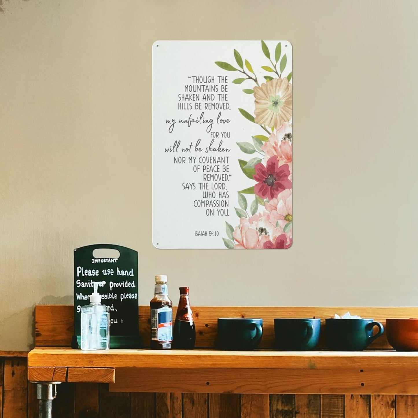 Unfailing Love Christian Metal Sign-11.8"x7.9"