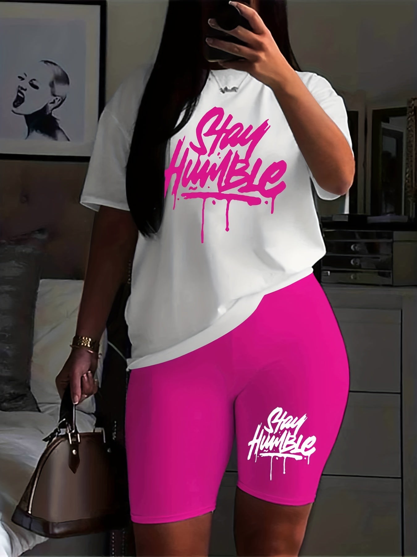 Stay Humble Plus Size Women's Christian Pajamas claimedbygoddesigns