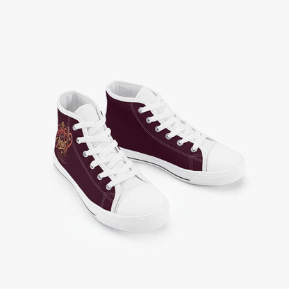My Heart Belongs To Jesus Christian Kid’s High - Top Canvas Shoes - ClaimedbyGodDesigns
