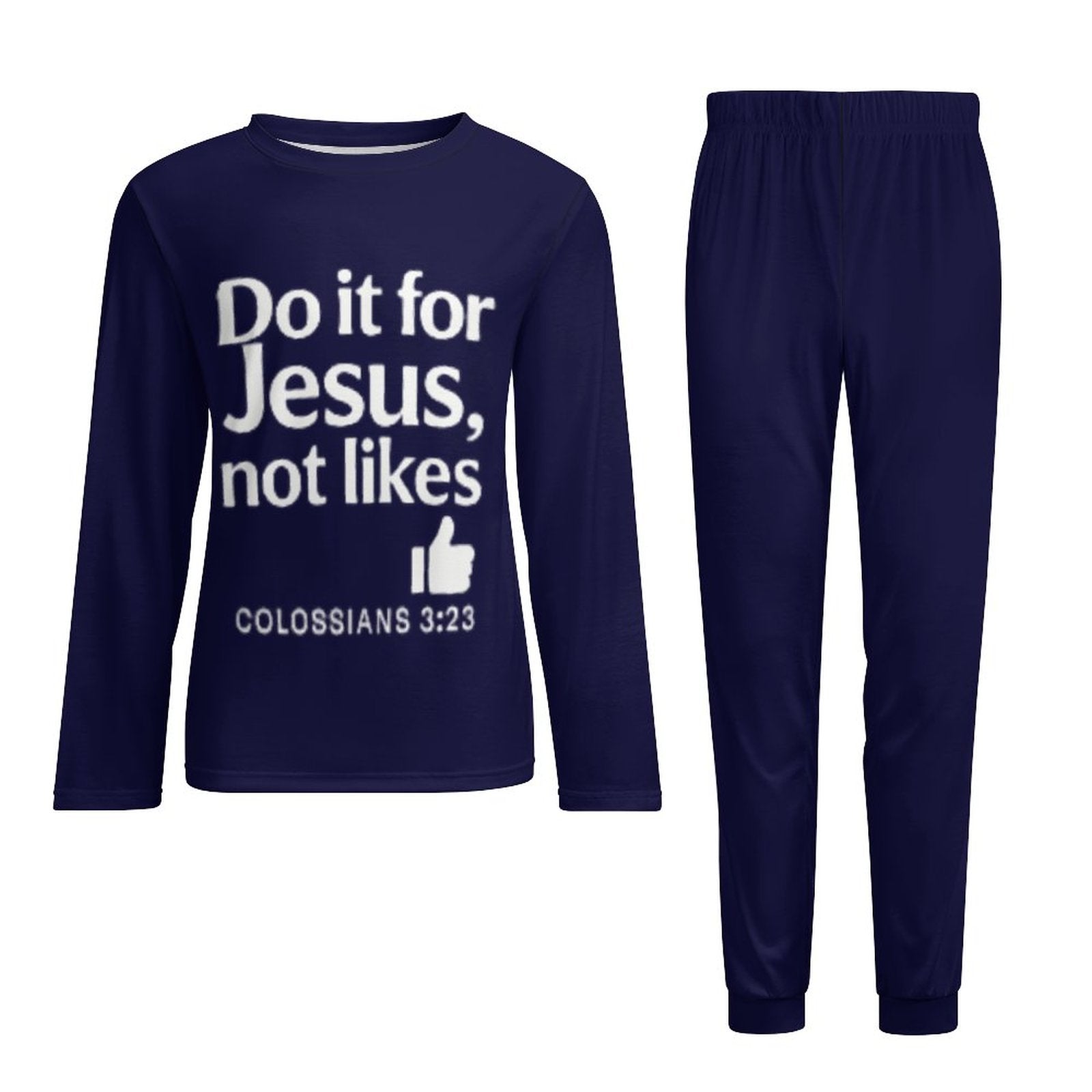 Do It For Him Men's Christian Pajamas - ClaimedbyGodDesigns
