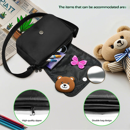 God's Love Never Fails Christian Kids Flap Crossbody Bag