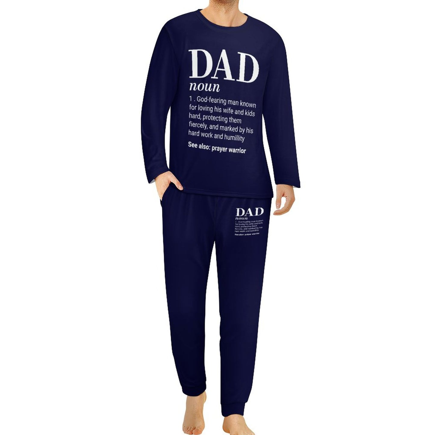 Definition of Christian Dad Men's Christian Pajamas