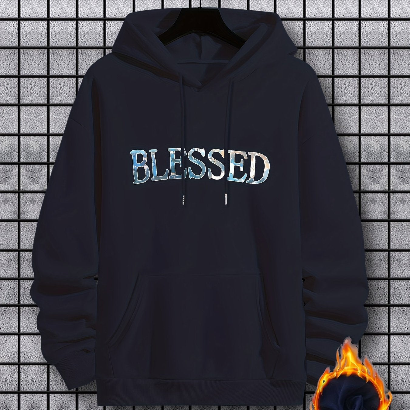 Blessed Men's Christian Pullover Hooded Sweatshirt claimedbygoddesigns