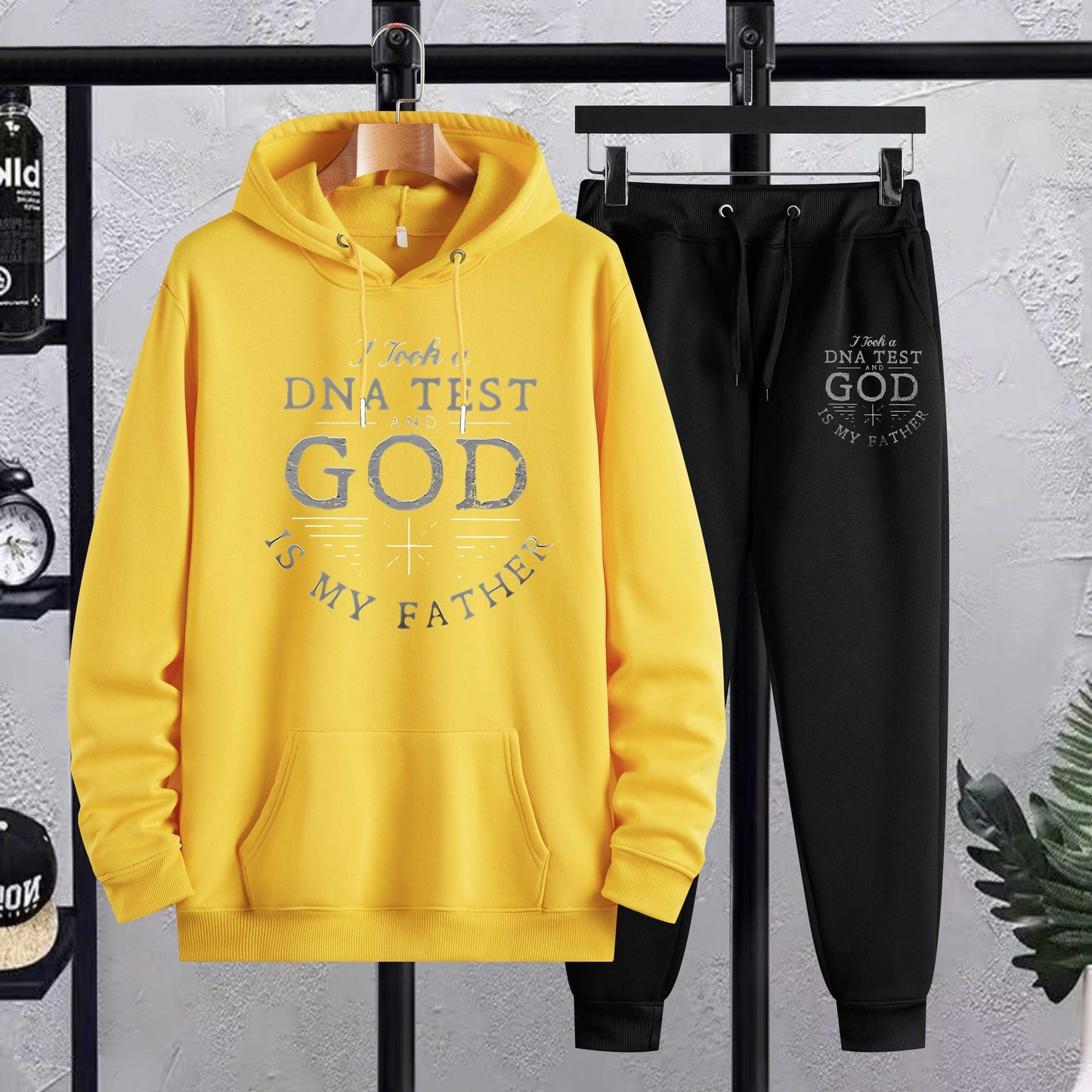 I Took A DNA Test And God Is My Father Plus Size Men's Christian Casual Outfit claimedbygoddesigns