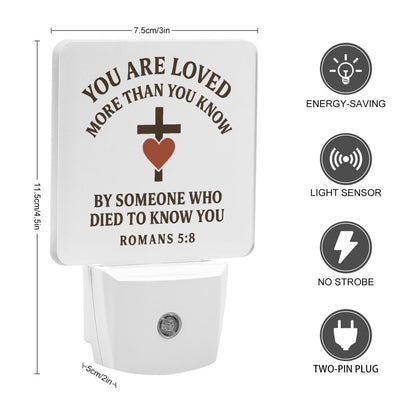 You Are Loved More Than You Know Christian Night Light For Kids - ClaimedbyGodDesigns