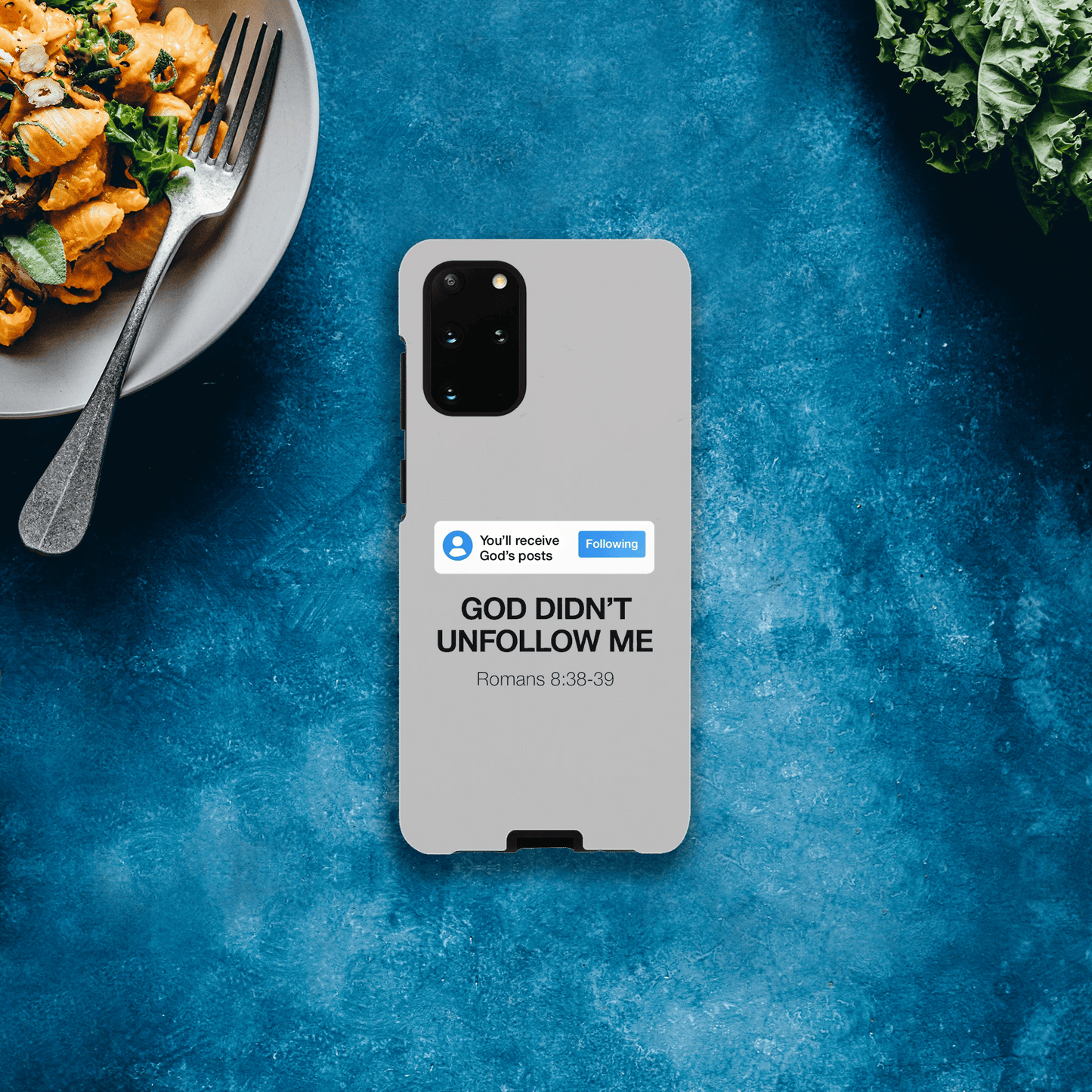 He Didn’t Unfollow Me Samsung Christian Tough Phone Case case - ClaimedbyGodDesigns