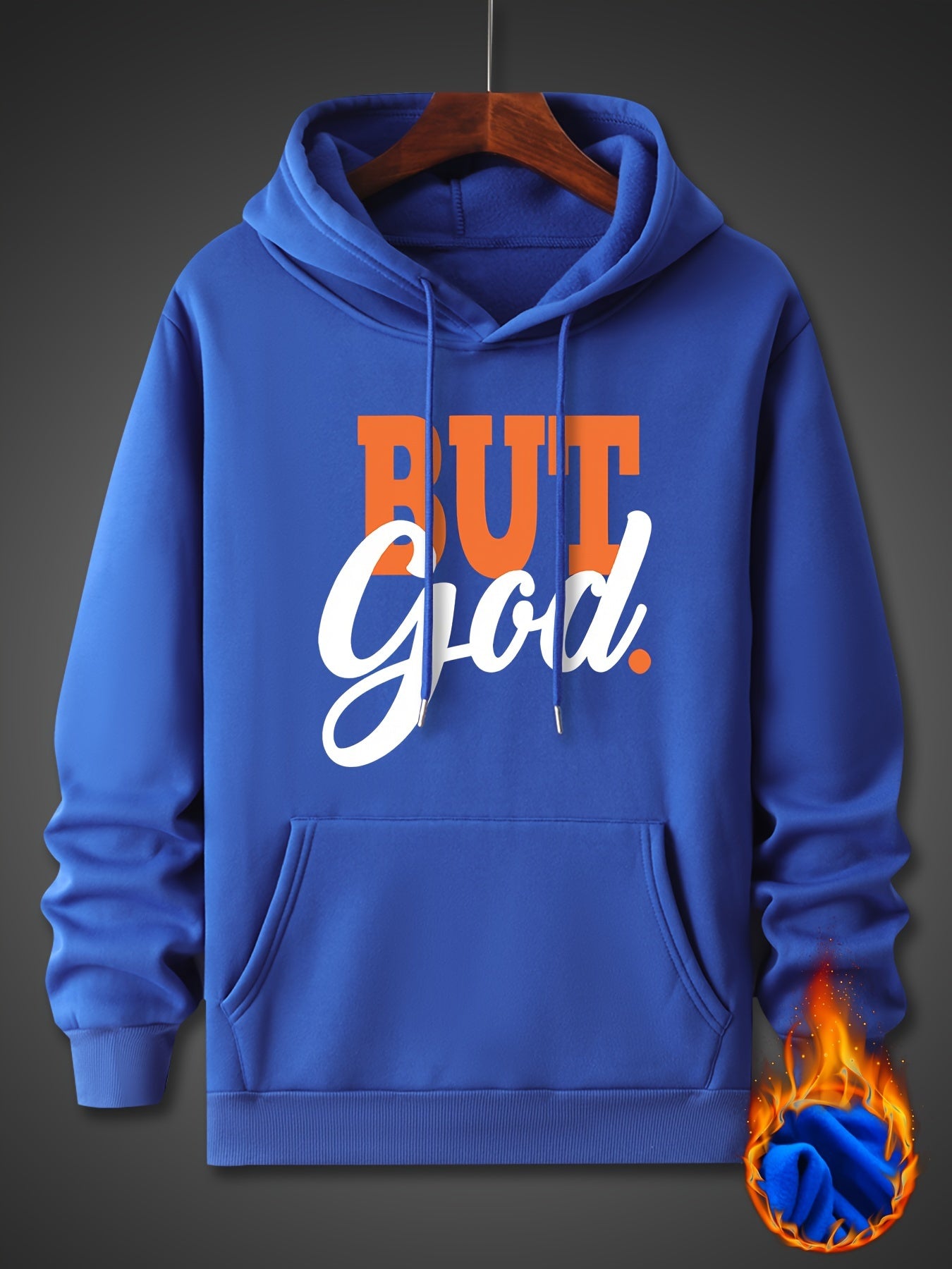 But God Men's Christian Pullover Hooded Sweatshirt claimedbygoddesigns