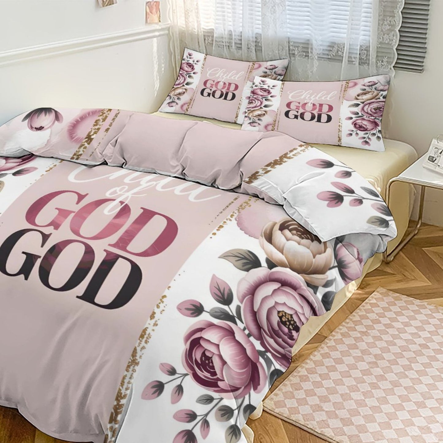 Child Of God 3-Piece Christian Bedding Set