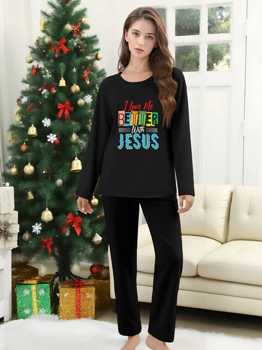 I Love Me Better Unisex Adult Christian Plaid Pajamas - ClaimedbyGodDesigns