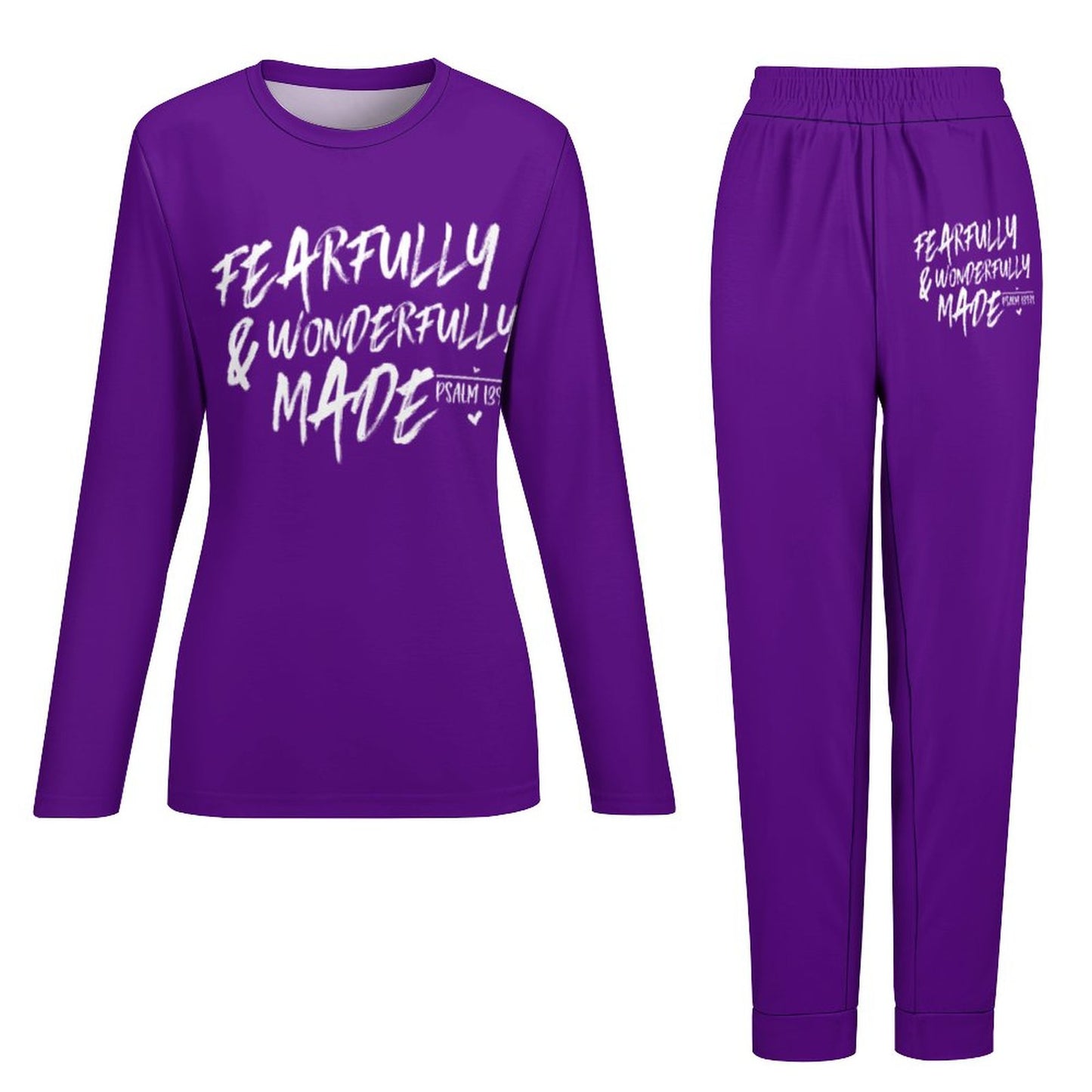 Fearfully And Wonderfully Made Women's Christian 2-Piece Pajama Set