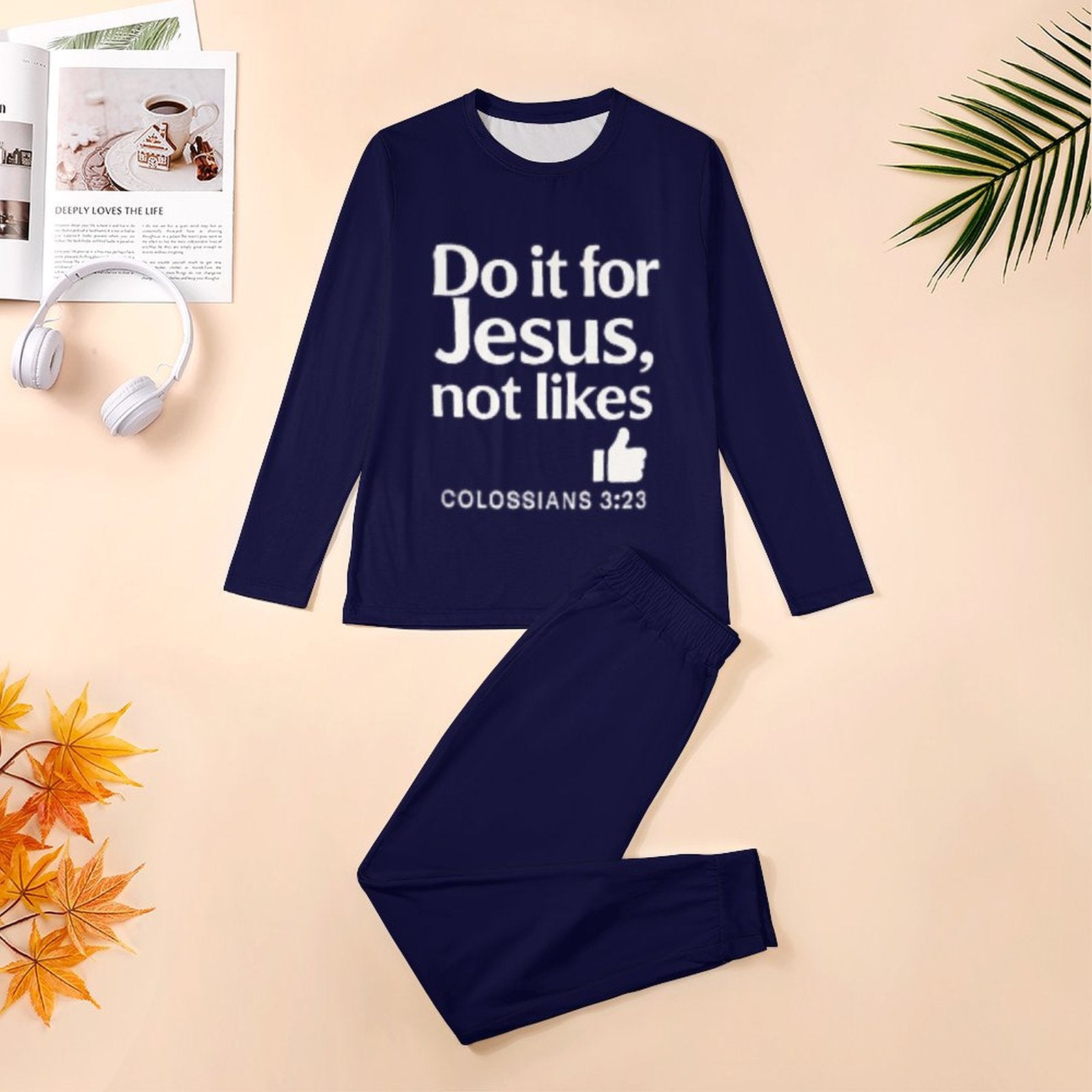 Do It For Him Men's Christian Pajamas - ClaimedbyGodDesigns