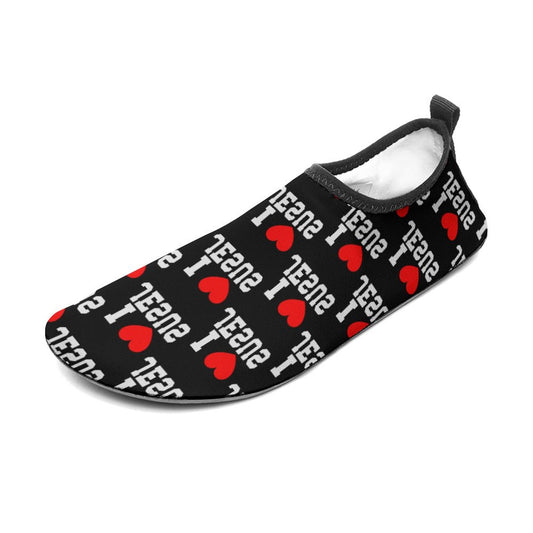 I Love Him Quick Dry Christian Water Shoes for Beach, Pool and Water Activities