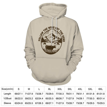 Follow The Word Not The Herd Women's Christian Pullover Hooded Sweatshirt