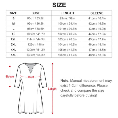 Motherhood Is My Ministry Christian V-neck 3/4 Sleeve Dress with Pockets