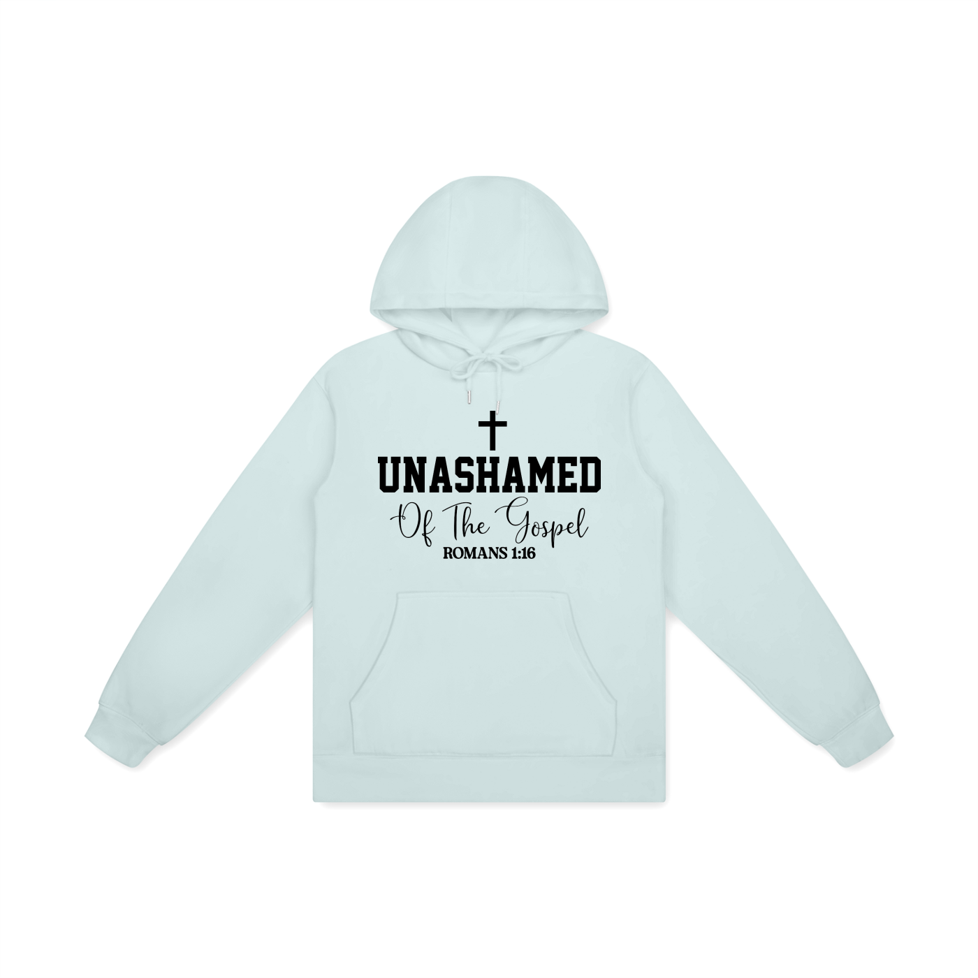 Unashamed Of The Gospel Unisex Christian Cotton Hooded Sweatshirt