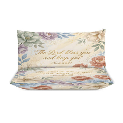 The Lord Bless You Christian 3-Piece Bedding Set