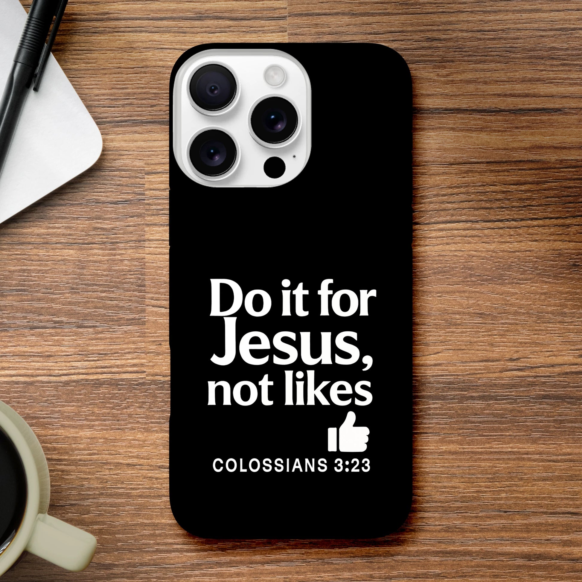 Do It For Him Not Likes Christian Iphone Tough Phone Case - ClaimedbyGodDesigns