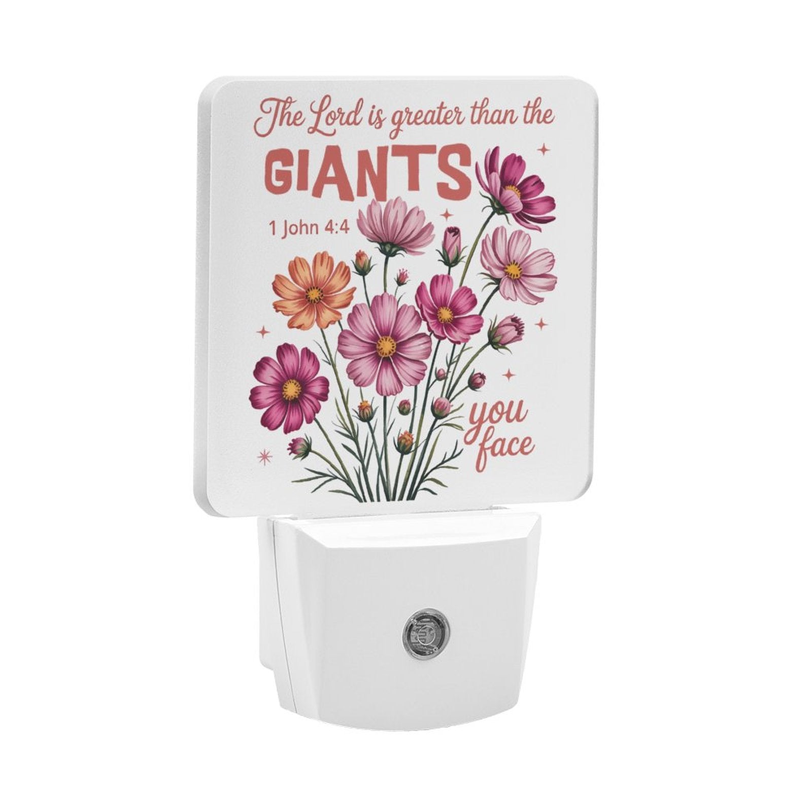 He Is Greater Than The Giants Christian Night Light For Kids - ClaimedbyGodDesigns