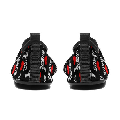 I Love Him Quick Dry Christian Water Shoes for Beach, Pool and Water Activities