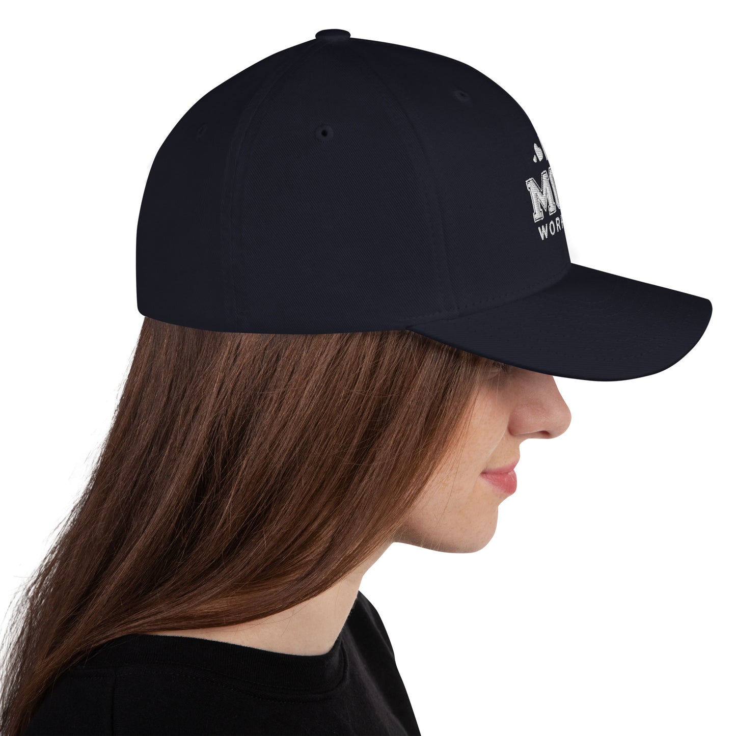 Pray More Worry Less Adult Christian Structured Twill Hat