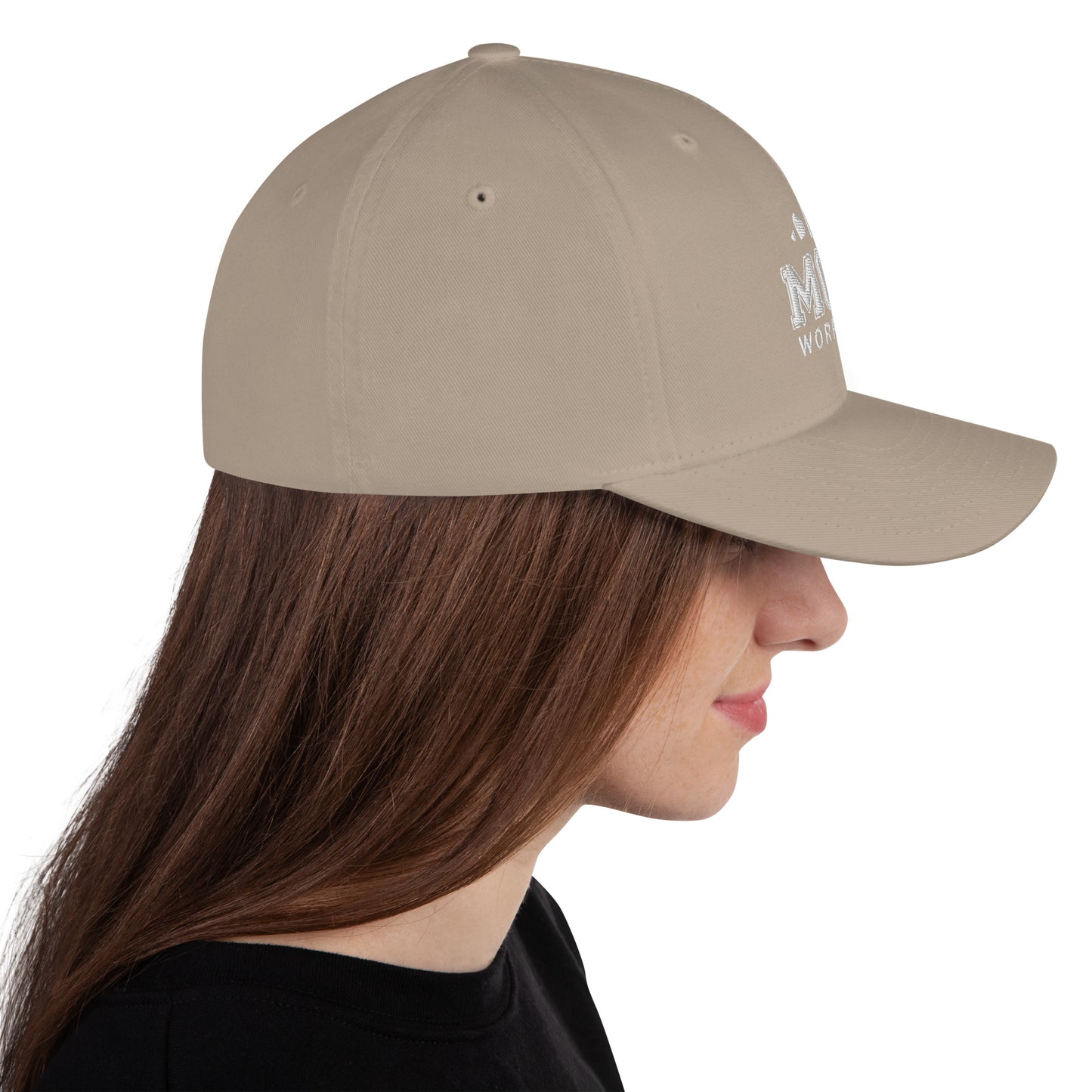 Pray More Worry Less Adult Christian Structured Twill Hat