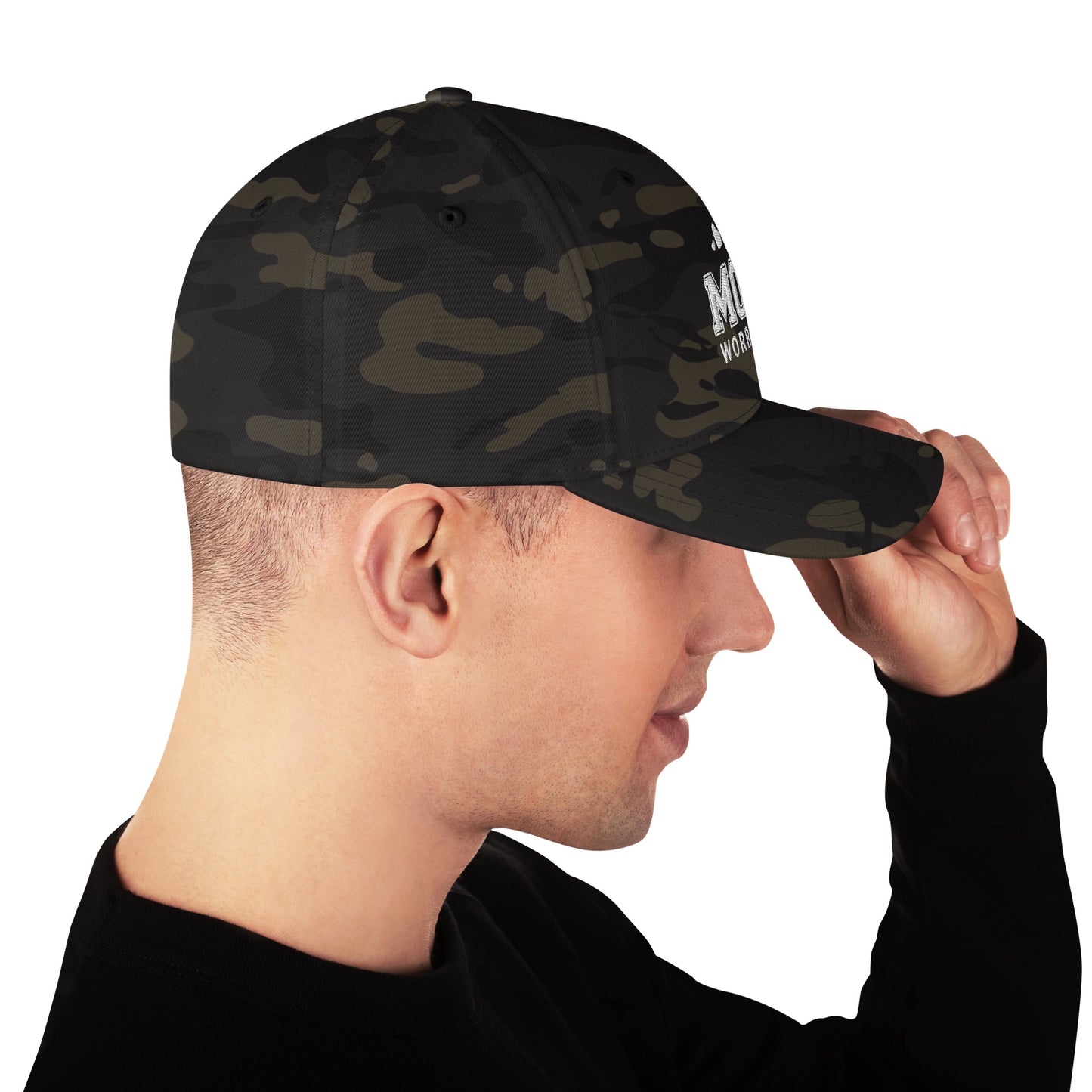 Pray More Worry Less Adult Christian Structured Twill Hat