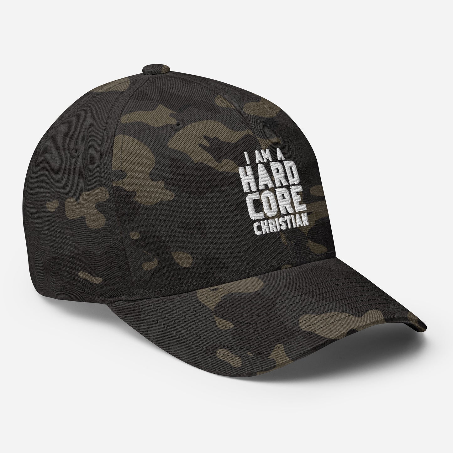 I Am A Hardcore Christian Structured Twill Adult Christian Hat