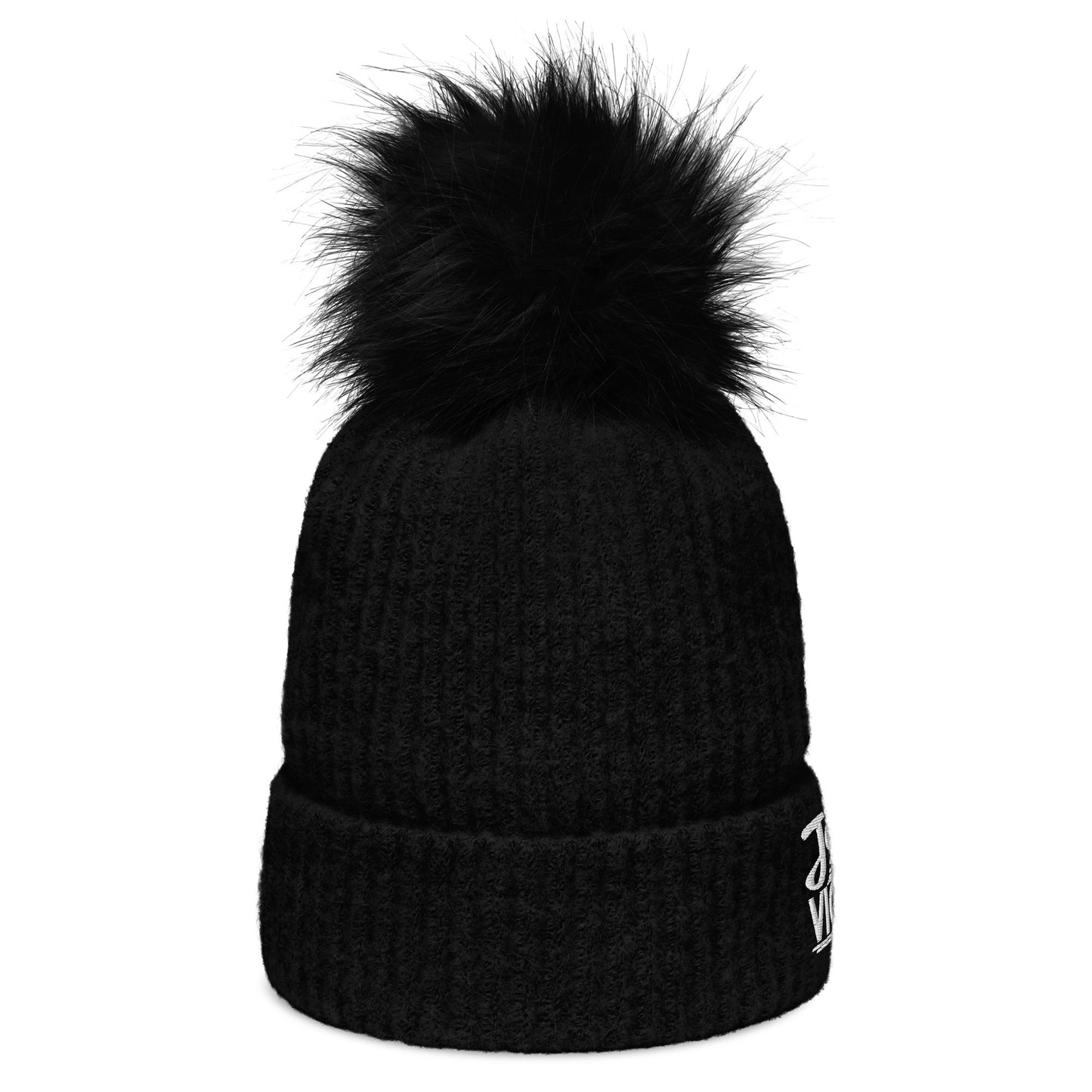 Jesus Gave Me The Victory Premium Christian Columbia pom-pom beanie