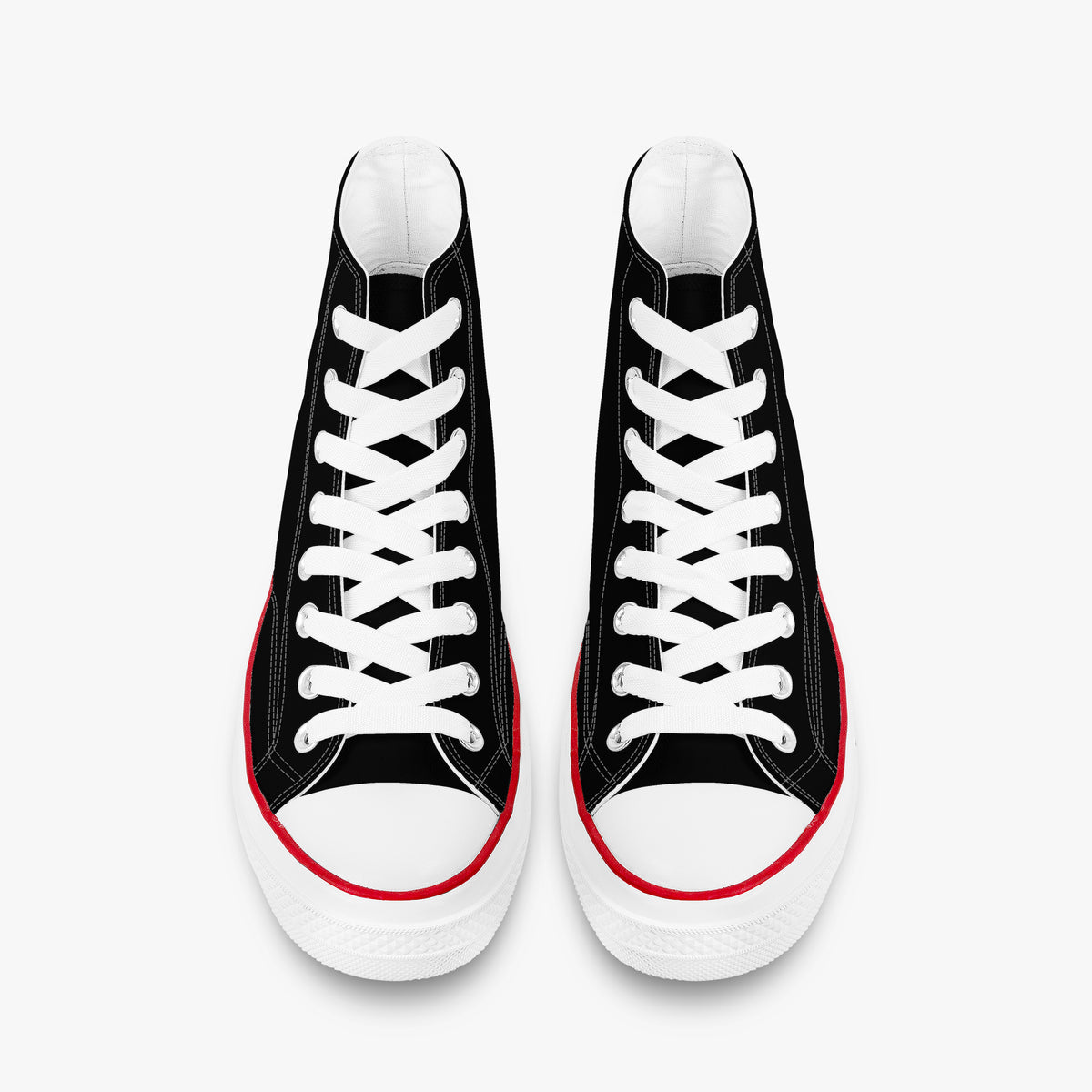 Identity Cannot Be Shaken unisex Christian high-top canvas sneakers, view 2