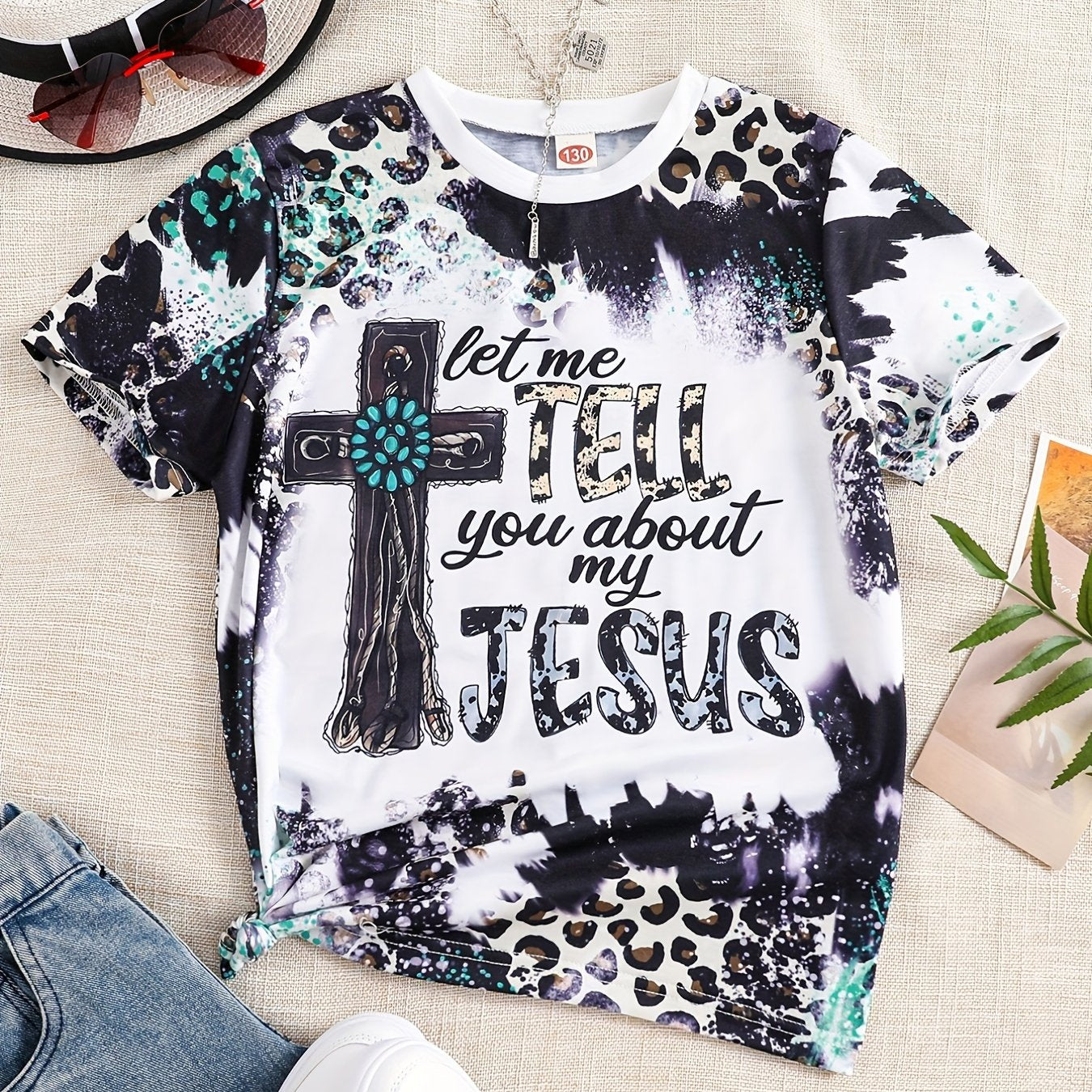 LET ME TELL YOU ABOUT My JESUS Youth Christian T-shirt claimedbygoddesigns