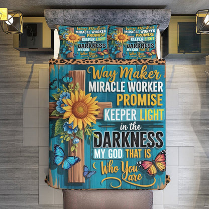 Waymaker 3-Piece Christian Comforter Bedding Set