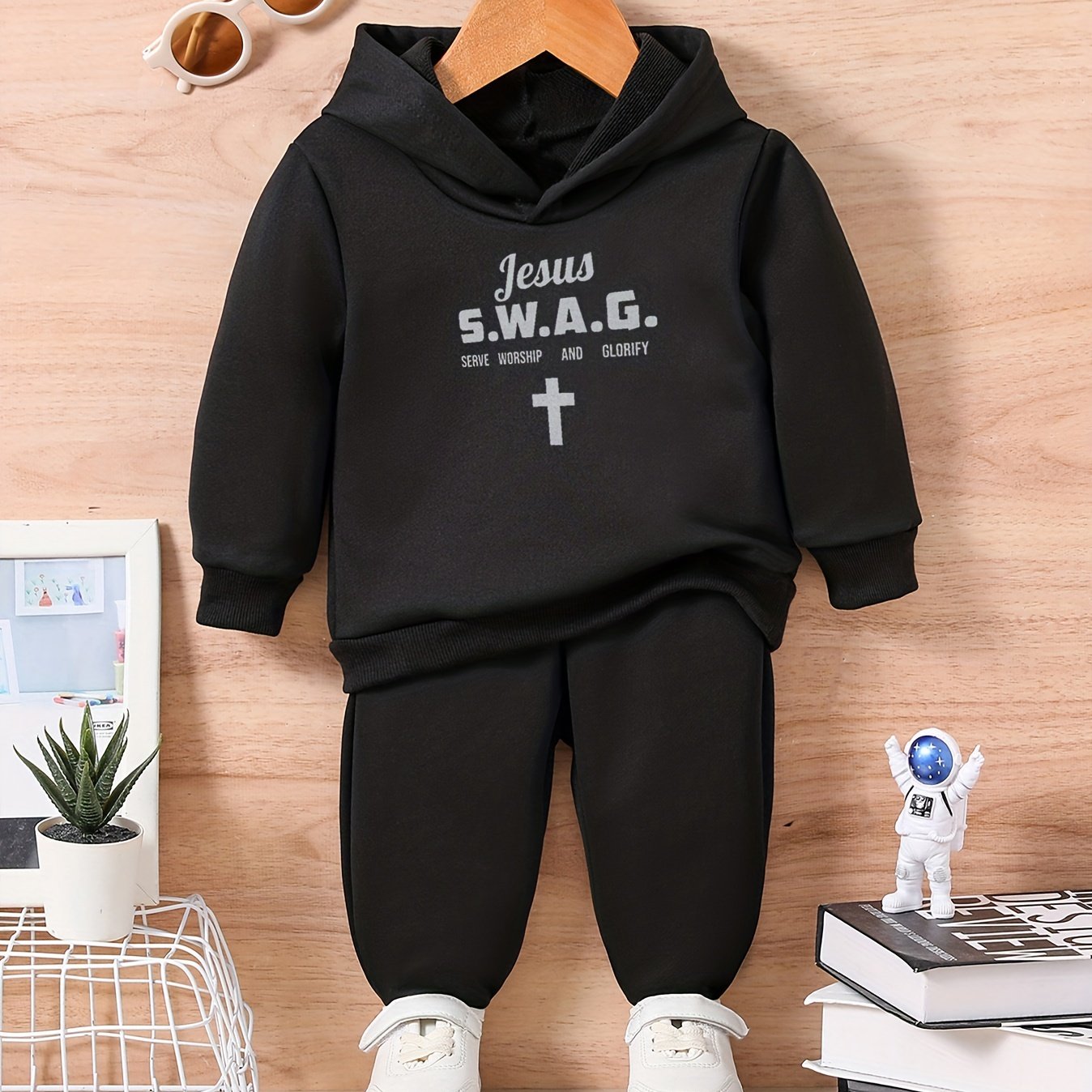 JESUS S.W.A.G Toddler Christian Casual Outfit claimedbygoddesigns