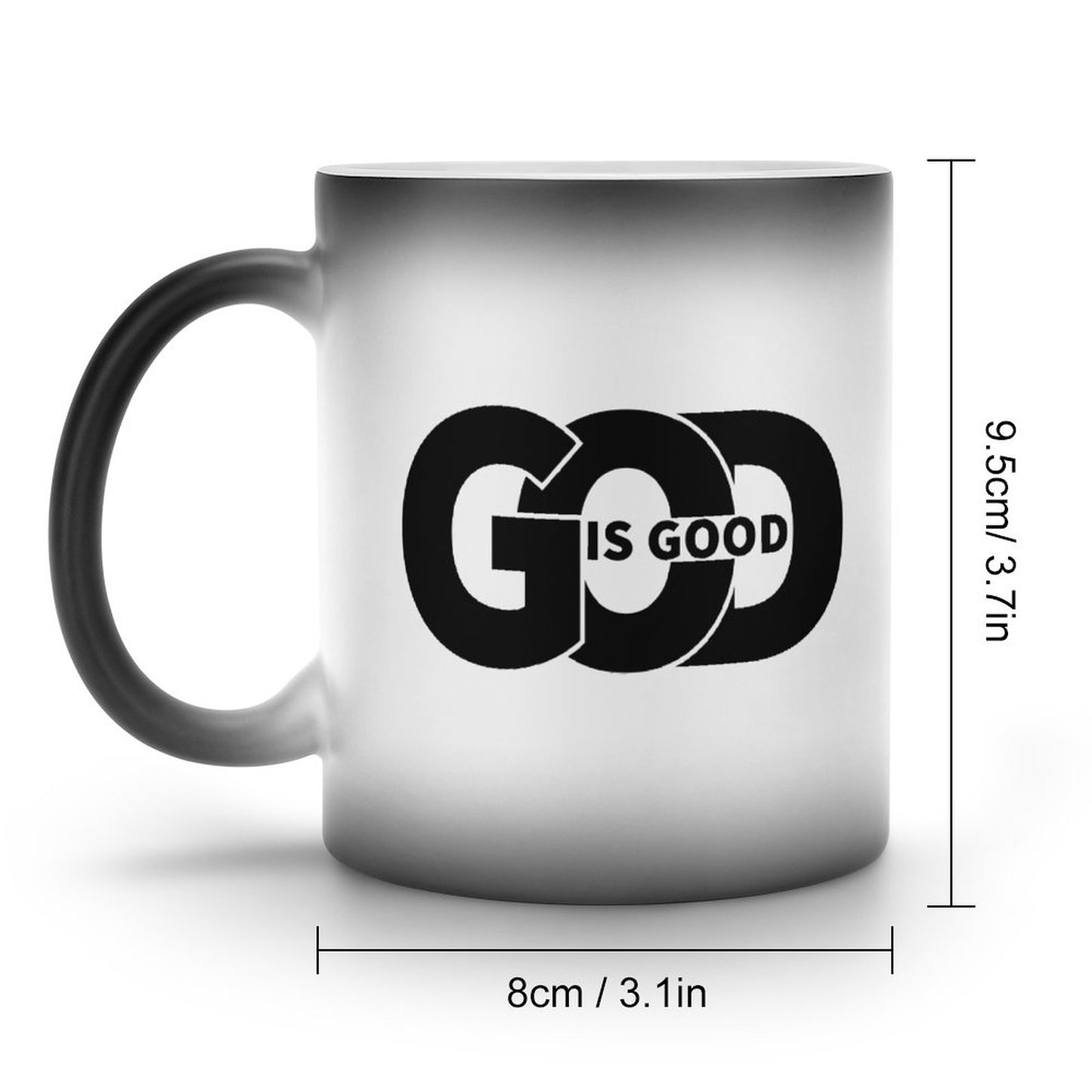 God Is Good Christian Color Changing Mug (Dual-sided )