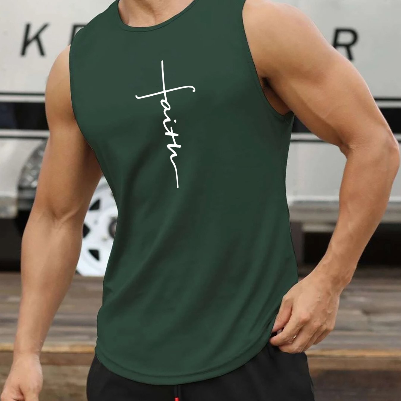 Faith Men's Christian Tank Top claimedbygoddesigns