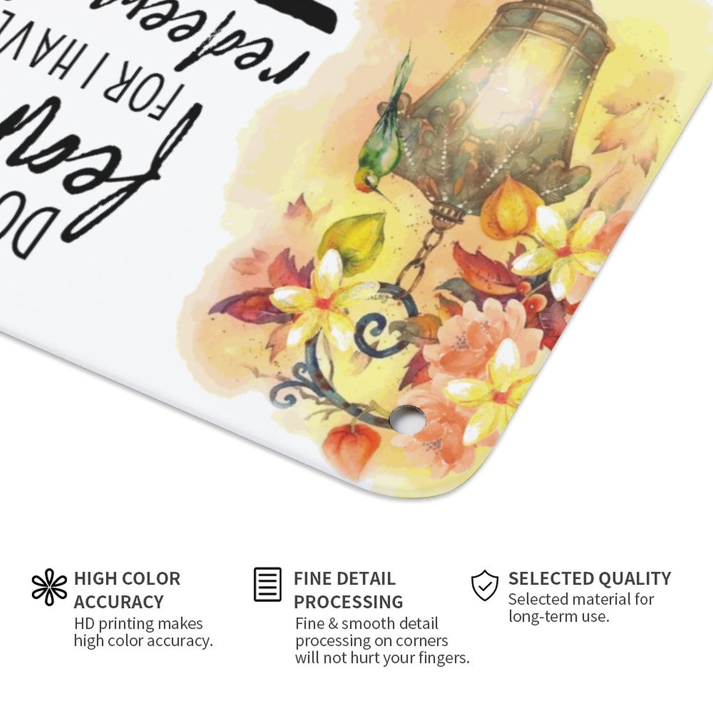 Do Not Fear Christian Metal Sign-Elegant 11.8"x7.9" Wall Decor