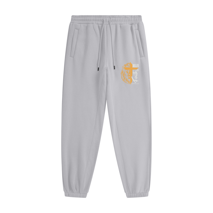 Man Of Faith Men's Christian Fleece Sweatpants (Joggers)