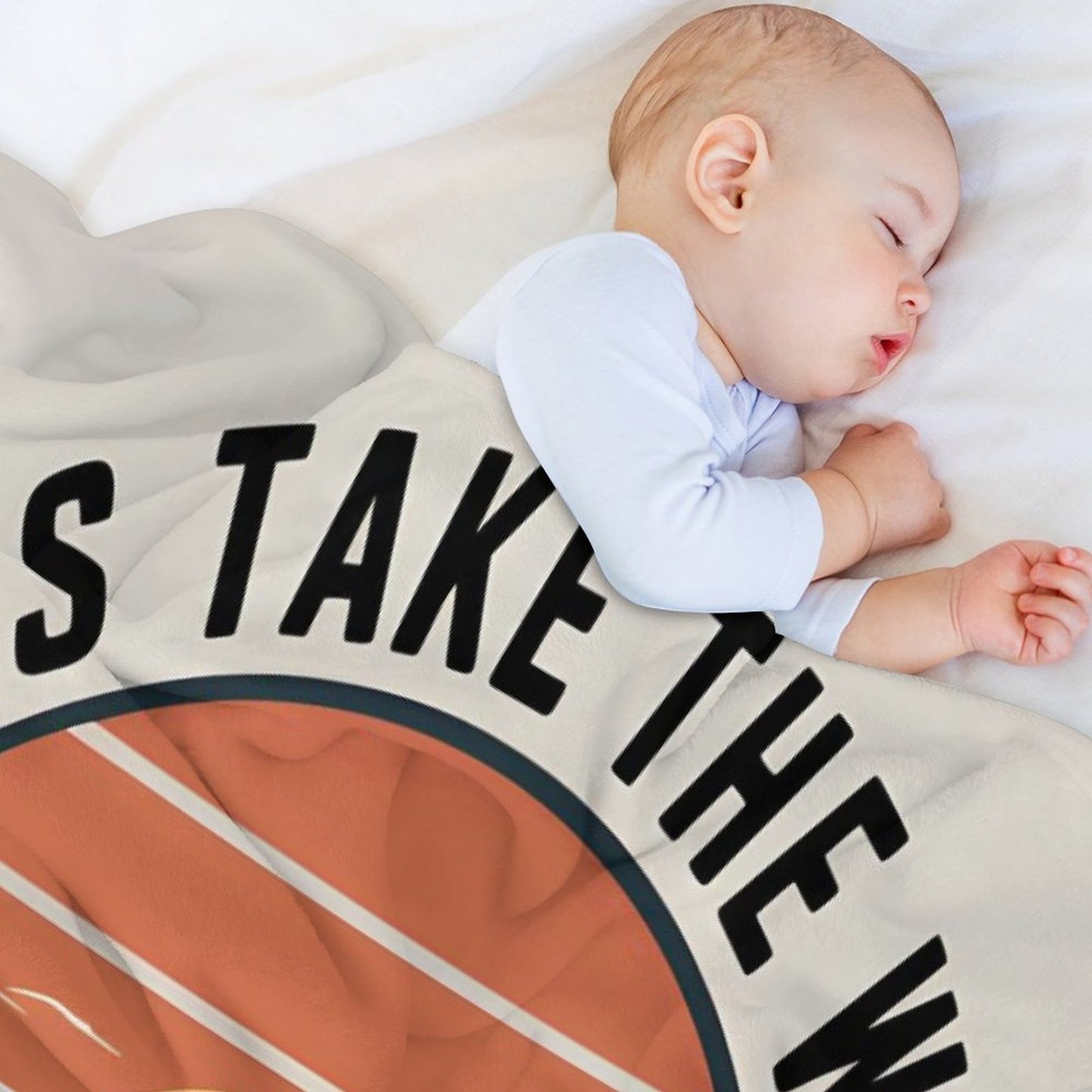 Jesus Take The Wheel Christian Flannel Throw Blanket