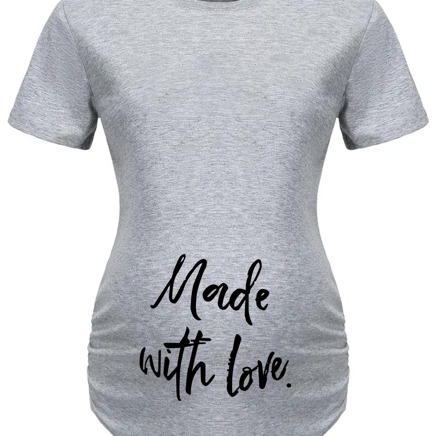 Made With Love Women's Christian Maternity T-shirt claimedbygoddesigns