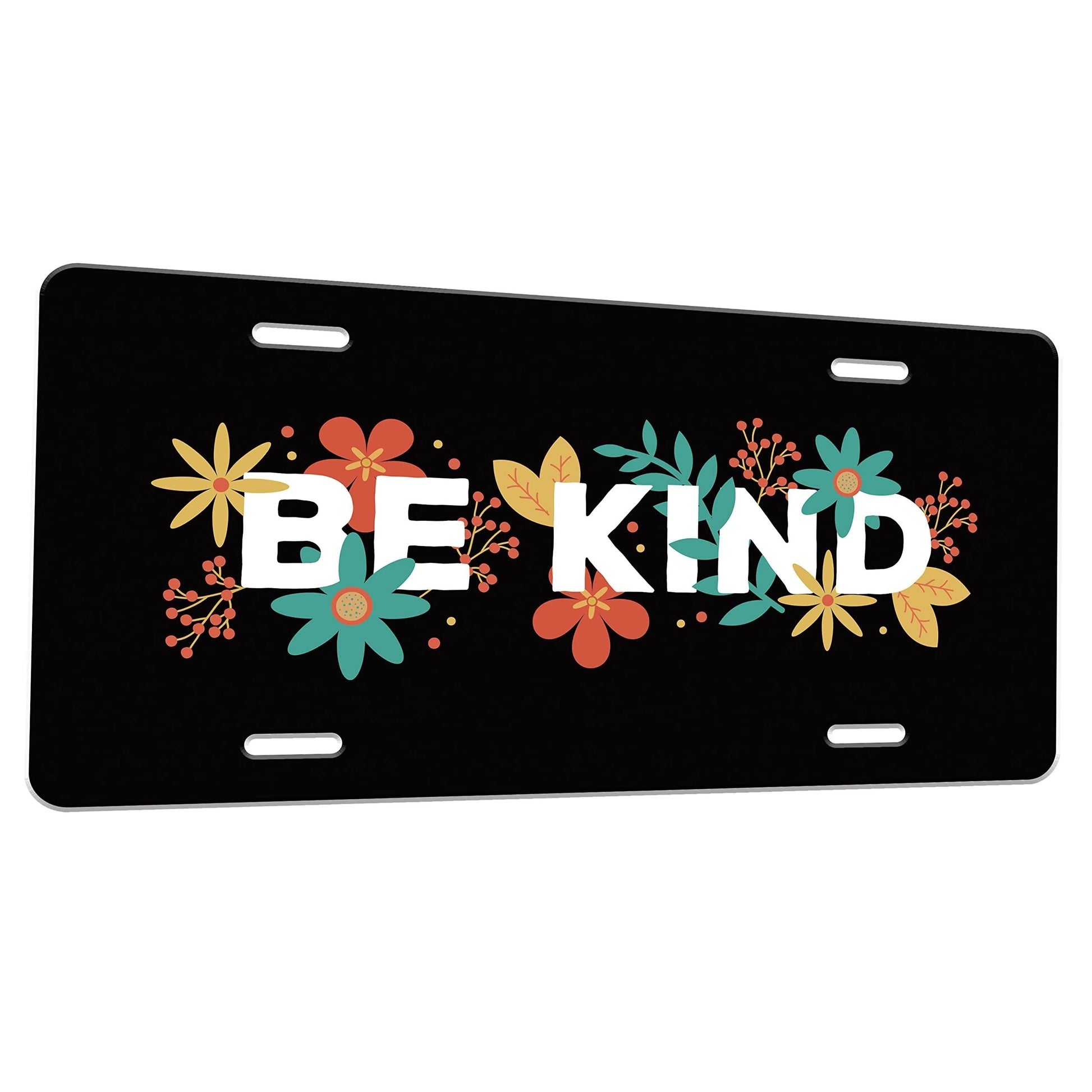 Be Kind Christian Front License Plate claimedbygoddesigns