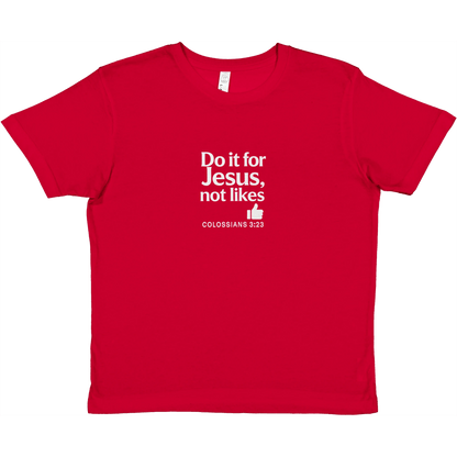 Do It For Him Youth Christian T-shirt - ClaimedbyGodDesigns