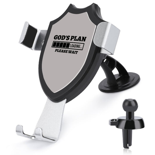 God's Plan Loading Please Wait Christian Car Mount Mobile Phone Holder SALE-Personal Design