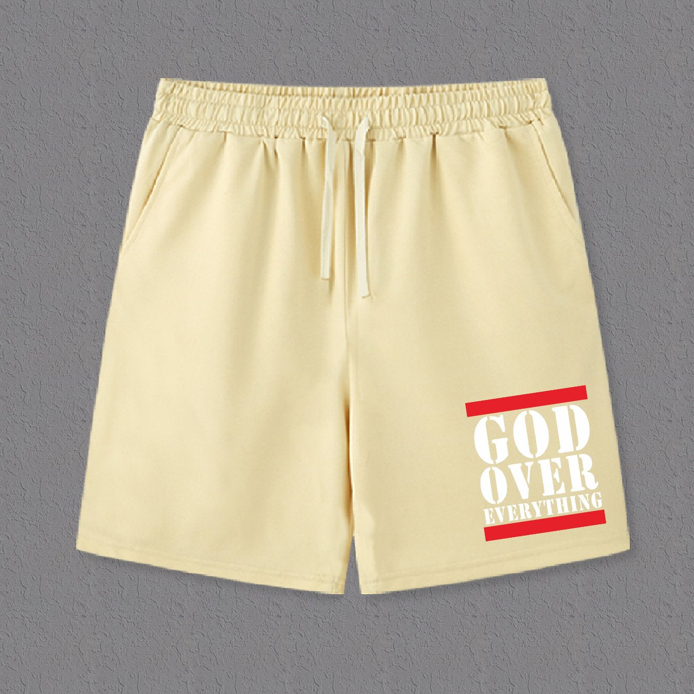 God Over Everything Men's Christian Shorts claimedbygoddesigns