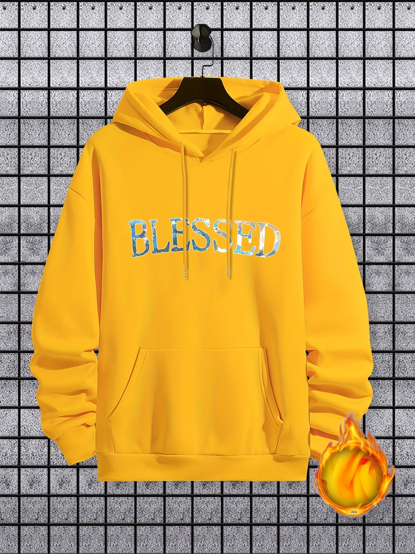 Blessed Men's Christian Pullover Hooded Sweatshirt claimedbygoddesigns