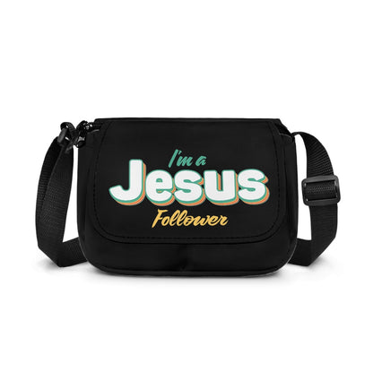 I'm A Jesus Follower Christian Kids Flap Crossbody Bag